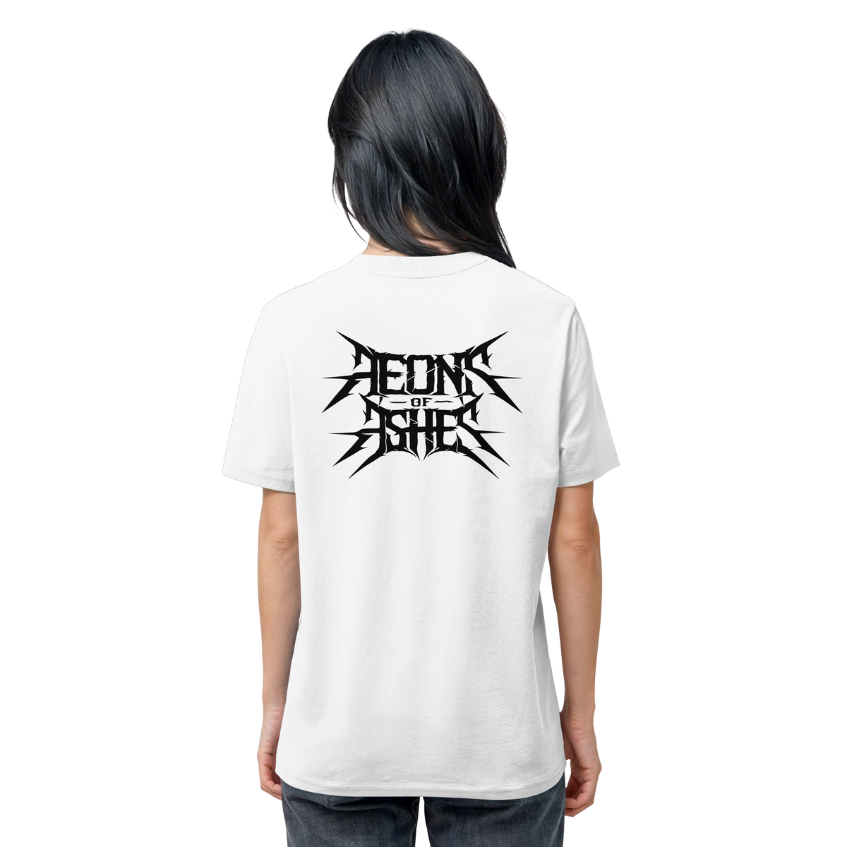 AoA Black on White - Organic Shirt
