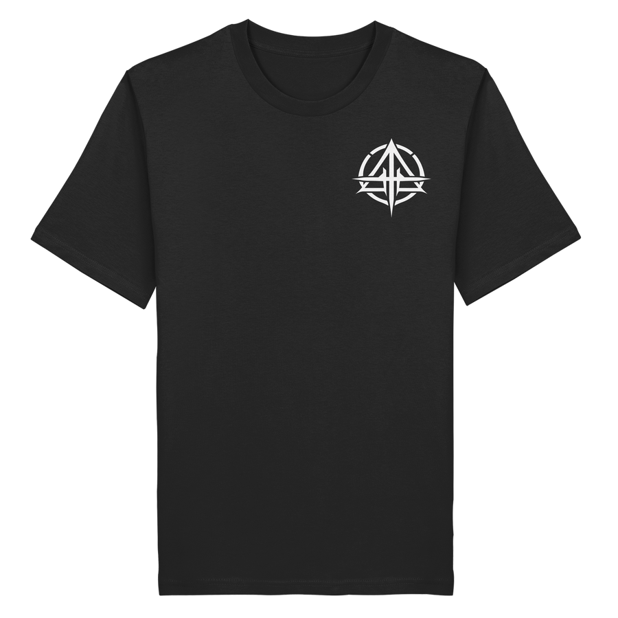 AoA White on Black - Organic Shirt